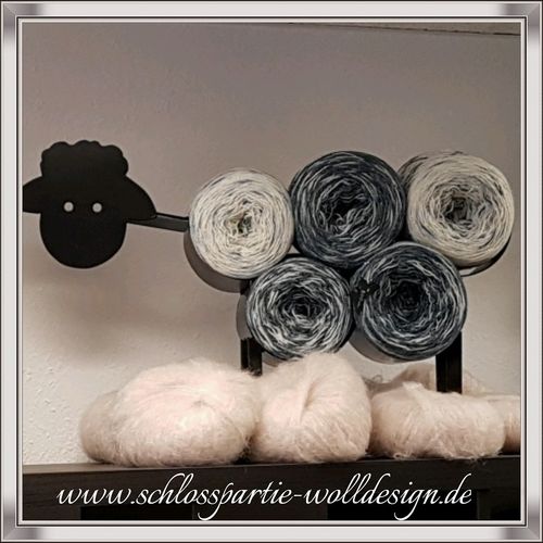 Schlosspartie-Schaf ... für Farbverläufe & Wolle